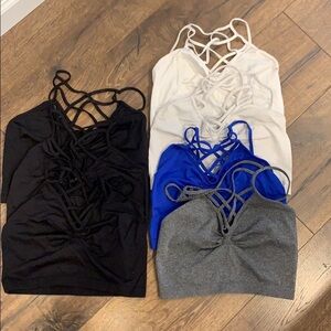 Aqua “cage” Bralettes (9)